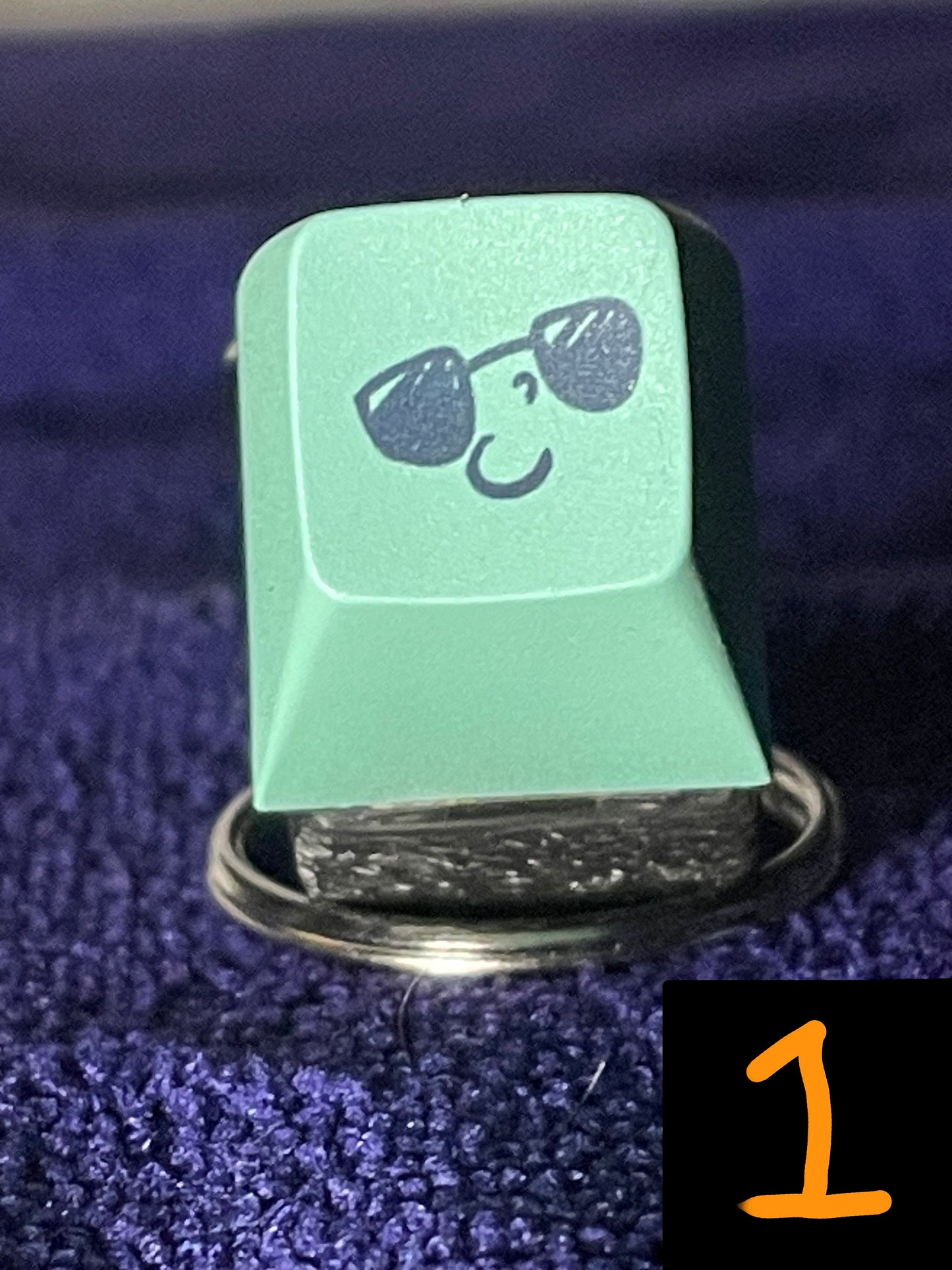 Customizable Novelty Keycap Keychain