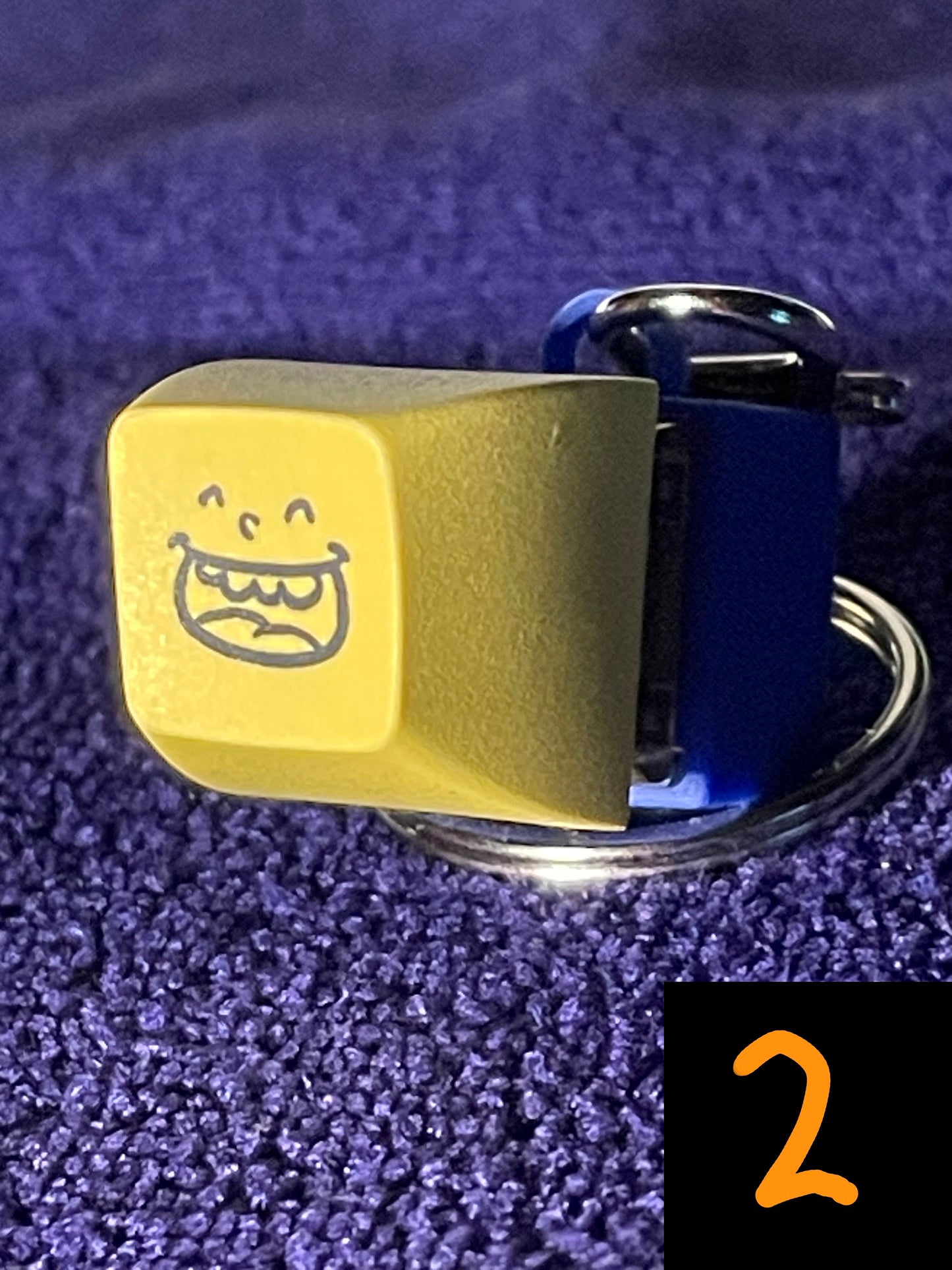 Customizable Novelty Keycap Keychain
