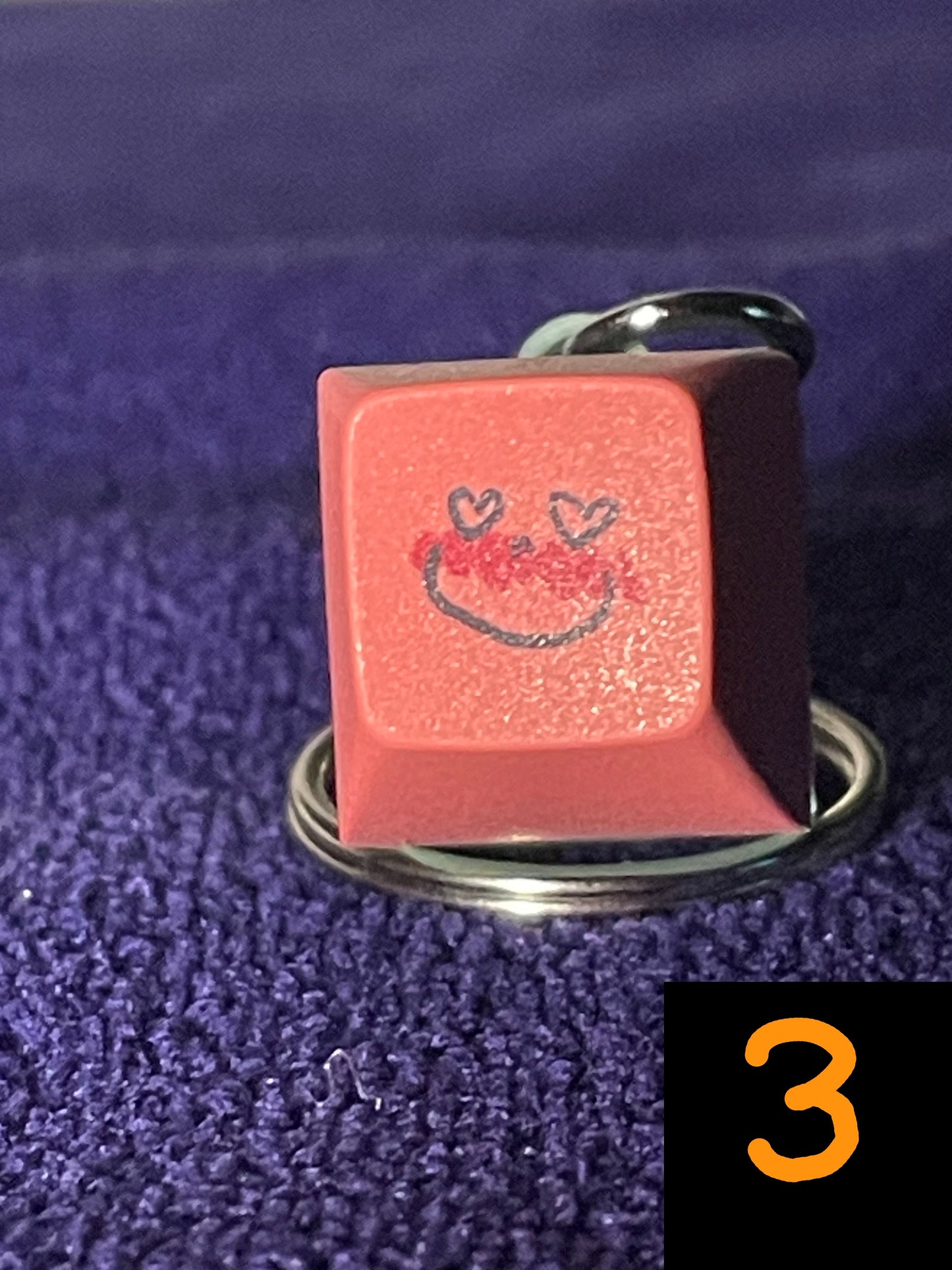 Customizable Novelty Keycap Keychain