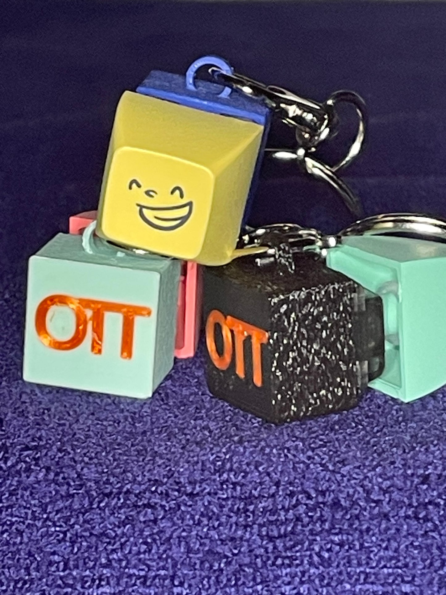 Customizable Novelty Keycap Keychain